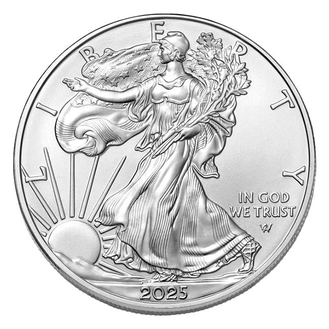 2025 1oz Silver American Eagle MS69 Coin - David Ryder