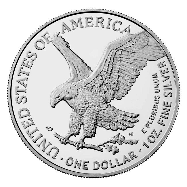 2025 1oz Silver American Eagle MS69 Coin - David Ryder