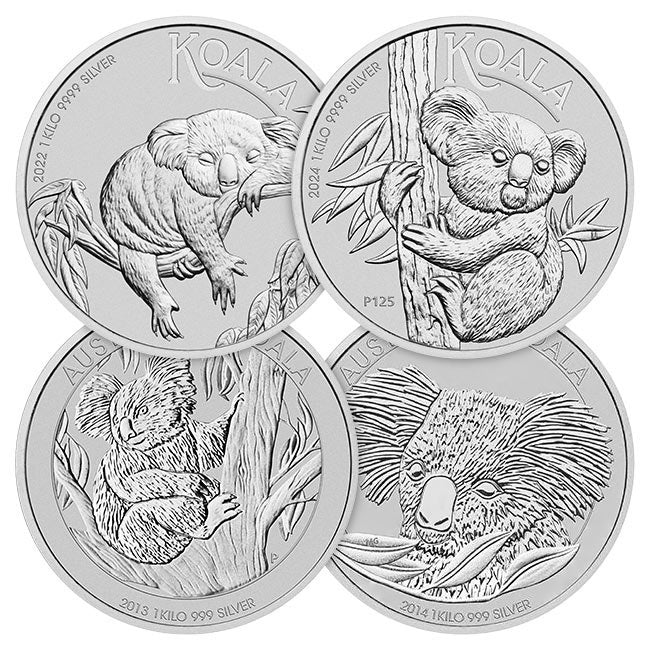 Common Date $30 Kilo Silver Koala Coin (Date Varies)
